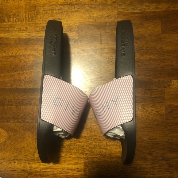 NIB $395 GIVENCHY Logo Slide Sandal in size 36 - Picture 7 of 15